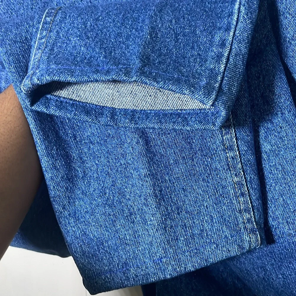 1980s Lee Women’s High Waist Tapered Jeans Size 14 Medium - Picture 5 of 10